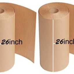 120 GSM Brown Corrugated Paper Roll for packing and crafting purpose Security Bag-image-91