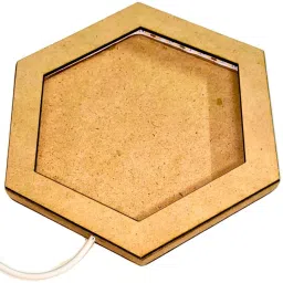 10 inch Lighted Hexagon Frame to Elevate your creativity ands collection 10 inch Tabletop, Wall Mount-picture-26