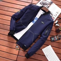 Men Solid Casual Jacket-image-11