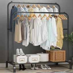 Aluminium Floor Cloth Dryer Stand Premium Aluminium Floor Cloth Dryer Stand Premium Heavy Duty Metal Garment Rack-picture-22