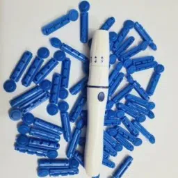 Wellstar Lancing Device & 100 Glucometer Lancets Glucometer Lancets-picture-0
