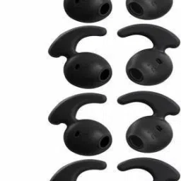 dhriyag 8 Pcs (4 Pair) S7 for level u earbuds Black Original Earbuds, hedfone earbuds In The Ear In The Ear Headphone Cushion-image-45