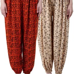 Printed Viscose Women Harem Pants-image-24