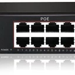 HANUTECH 8-Port PoE Switch, 2 RJ45 Uplinks, 2 SFP Ports (No Module), 120W 8 Ports 1000 Mbps Network Switch-image-26