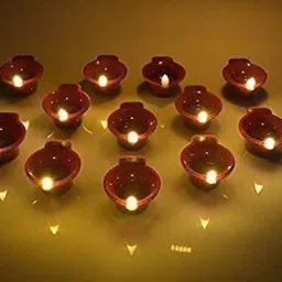 Orange Plastic Table Lantern-5