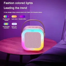 rvs trader Portable Bluetooth Wireless Speaker with Wireless Mic 6 W Bluetooth Party Speaker image 2