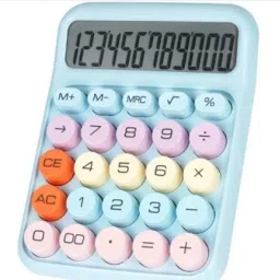 12-Digit Mechanical Calculator with LCD Display, Sensitive Buttons, Battery 12-Digit Mechanical Calculator with LCD Display, Sensitive Buttons, Battery BasicCalculator-image-10