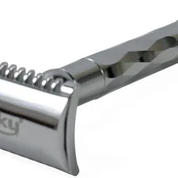 DOUBLE EDGE BRASS SAFETY RAZOR (T4001-OC) OPEN COMB, Men-0