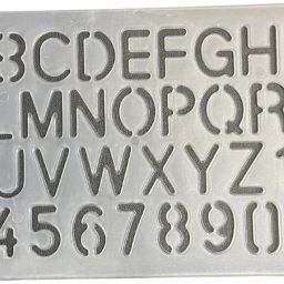 20mm Stencil Precision Letters & Numbers | Useful for kids | ABC Stencil VPS20 Alphanumeric Stencil-image-30