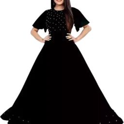 Rayon Blend Stitched Anarkali Gown-image-64