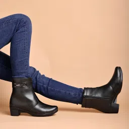 Smart Casual Side Buckle Detailed Boots For Women & Girls Boots For Women-image-21