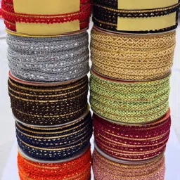 jay majisa Fancy Lace Edging Soft, Silky Lace for Crafts Fancy Lace Edging Soft, Silky Lace for Crafts Lace Reel image 2