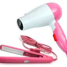 Qul.w Mini Portable Foldable Hair Dryer with Mini Hair Straightner Package Sealer Personal Care Appliance Combo-image-14