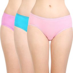 bodycare Pack of 3 Women Hipster Multicolor Panty-picture-21