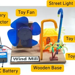 erhindia Windmill Science Project Kit-Working Model for Kids & Students image 2