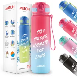 Gen'Z Water Bottle(Stay Strong) with Straw 1000 ml Bottle-image-13