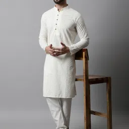 Men Pure Cotton Kurta Pyjama Set-image-54