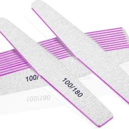 10PCS Nail Files Nail Shaper, Nail File Set, 100/180 Grit Double-Sided Emery-image-23