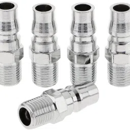 PM20 Pack of 5 Quick Release Coupling Hose Connector Coupler Compressor 1/4 Inch Hose Connector-image-30