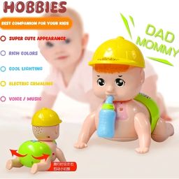 Talking Runing Baby Toy Crawling Baby Toy With Lighting Music For New Born Baby-12