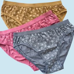 Pack of 3 Women Hipster Multicolor Panty-image-83