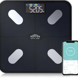 HOFFEN (India) Bluetooth BMI Digital Electronic Weight Machine For Human Body Weighing Scale-picture-33