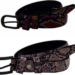 Women Multicolor Artificial Leather, Synthetic Belt-image-92