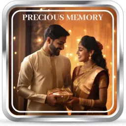 BIS Hallmarked Karva Chauth Special Silver Personalized (KC-10G729) S 999 10 g Silver Coin-image-15