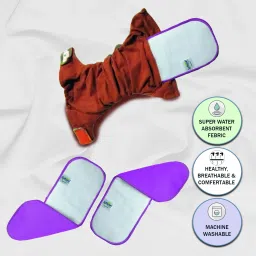 softspun Microfiber (4 LAYER) Baby Diaper Insert Pads image 5