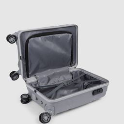 V By Verage Glanza Textured 360-Degree Rotation Hard-Sided Cabin-Sized Trolley Bag 47.04L image 3