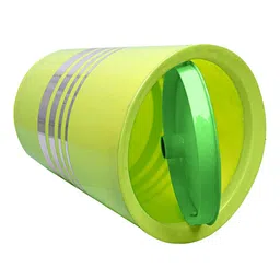 Kuber Industries Set Of 2 Green & Silver-Coloured Printed Dustbin image 2