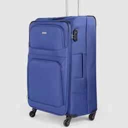 Aristocrat Unisex Solid Set Of 3 Trigon Soft-Sided Large Medium & Cabin Trolley Suitcases image 3