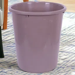 Kuber Industries Beige & Grey 2-Pieces Plastic Garbage Open Dustbins-95