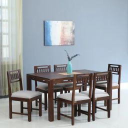 woodsworth from pepperfry Vipra Sheesham Wood 6 Seater Dining Set In Provincial Teak Finish-picture-23