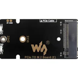 waveshare PCIe to M.2 Adapter Board (E) For Raspberry Pi 5 with Active CoolingView image 3