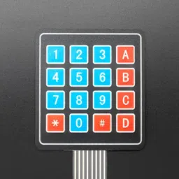 4x4 Membrane Matrix Keypad - 16 KeysView-image-28