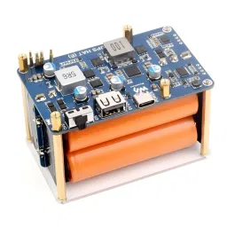 waveshare UPS HAT (E) for Raspberry Pi, Supports 4x 21700 Li-Ion BatteryView image 3