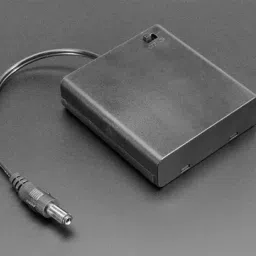 4 x AA Battery Holder Box with Switch and 2.1mm PlugView-13