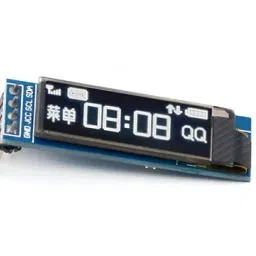 0.91 inch OLED 128x32 Display Board with I2C                White                BlueView-9