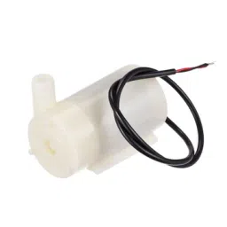 Mini Horizontal Submersible Pump - 3V to 5V DC                Wire - Black                White - USB                Wire - WhiteView-2