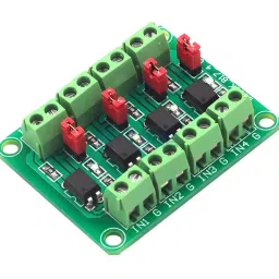 PC817 4 Channel Optocoupler Voltage Isolation ModuleView image 1
