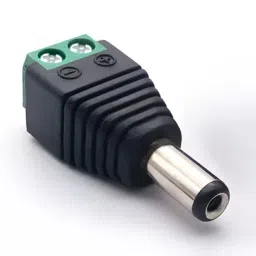 DC Power 2.1mm Male Plug / Female Jack with Terminal BlockMaleFemaleView-42