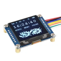 raspberry pi Waveshare 1.5inch 128x128 OLED display with 16 grey scaleView image 3