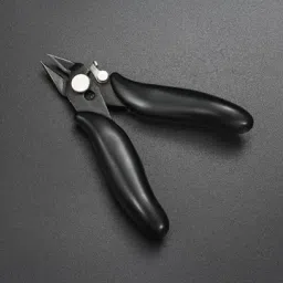 Mini 3.5 inch Diagonal Flush Cutting Plier - BlackView-17