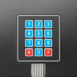 3x4 Membrane Matrix Keypad - 12 KeysView-image-77