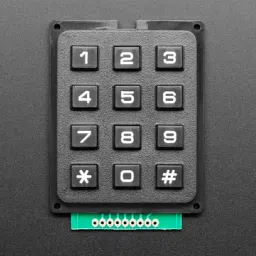 3x4 Matrix Keypad - 12 KeysView-63