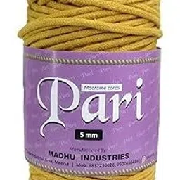 Dori Thread | 5mm Braided | Mustard | Approx 100 Metres | 1kg Spool |-image-82