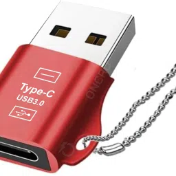 ONCRO Red Chain, Type c to usb female Usb to c connector c charging adapter converter otg Phone Converter-10