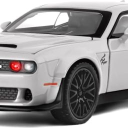 1:24 Dodge Challenger SRT Hellcat Diecasts Metal, Pull Back, Light and Sound-image-96
