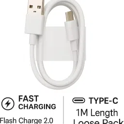 vivo USB Type C Cable 1 m Flash Charge 2.0 Type C Fast Data Cable-13